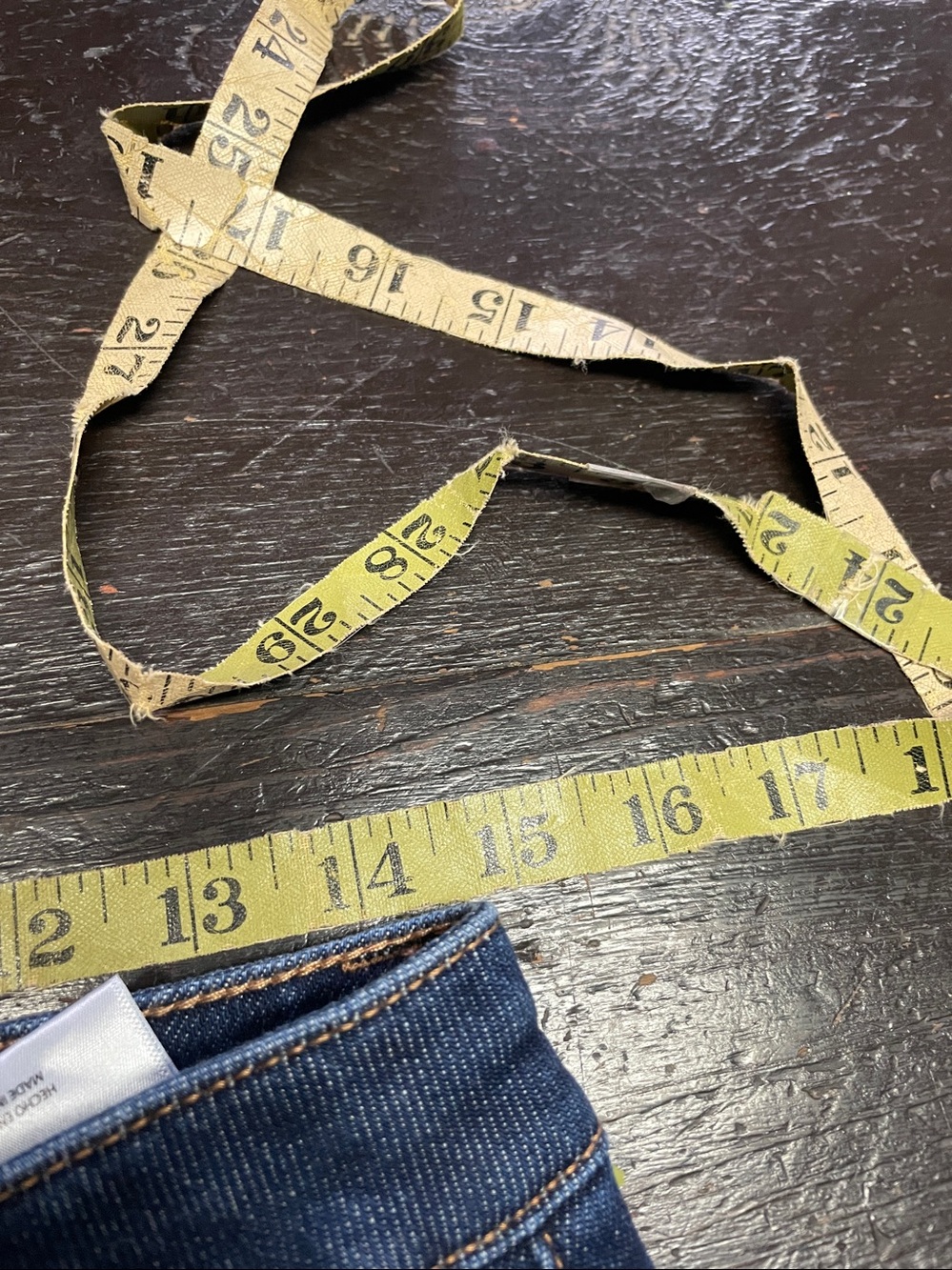 J21 Eleven by Risen High Rise Dark Wash Straight Leg Jeans Size 29. - Picture 12 of 12